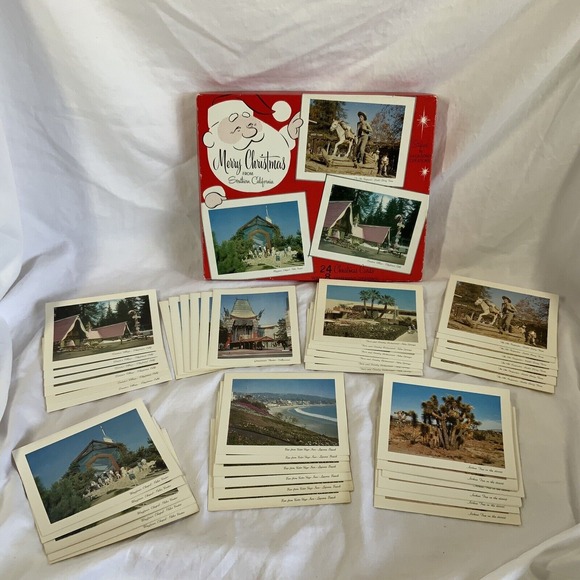Other - Vintage 1990 Boxed Christmas Cards From Southern California Tourist Destinations